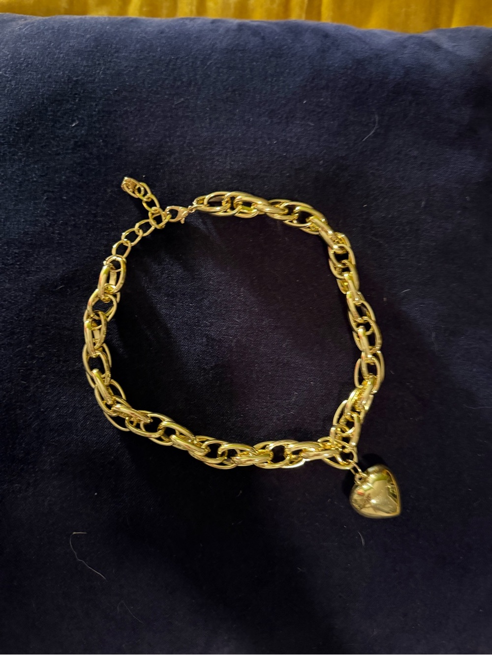 Roxanne Assoulin Gold Heart Charm Necklace